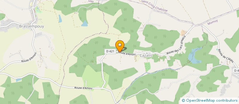 localisation de l'entreprise MONSIEUR JEAN CHARLES COEURJOLI  CAZALIS