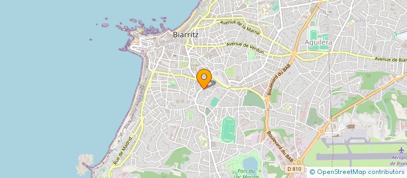 localisation de l'entreprise MONSIEUR JEAN-CHARLES COUDERC à BIARRITZ