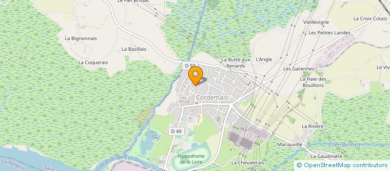 localisation de l'entreprise MONSIEUR JEAN-CHARLES CRETE  CORDEMAIS