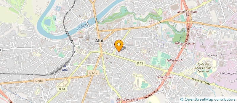 localisation de l'entreprise MONSIEUR JEAN-CHARLES CROS à ALBI