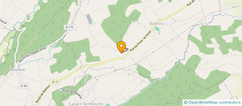 localisation de l'entreprise MONSIEUR JEAN-CHARLES DASQUE  BALESTA