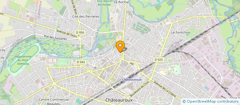 localisation de l'entreprise MONSIEUR JEAN-CHARLES DAYOT  CHATEAUROUX