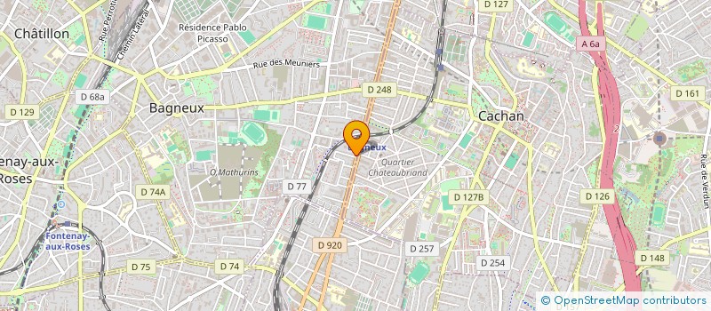 localisation de l'entreprise MONSIEUR JEAN-CHARLES DEBLAINE à BAGNEUX