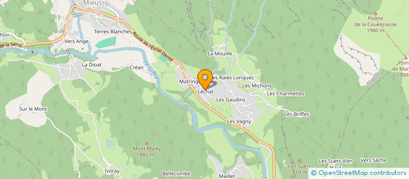 localisation de l'entreprise MONSIEUR JEAN-CHARLES DECAUDIN  MIEUSSY