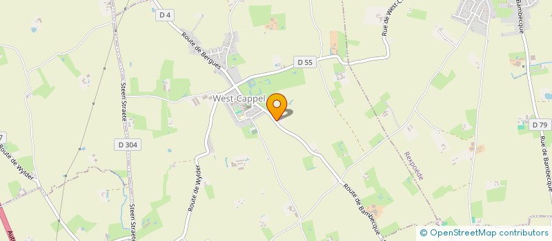 localisation de l'entreprise MONSIEUR JEAN-CHARLES DECROOCQ  WEST-CAPPEL