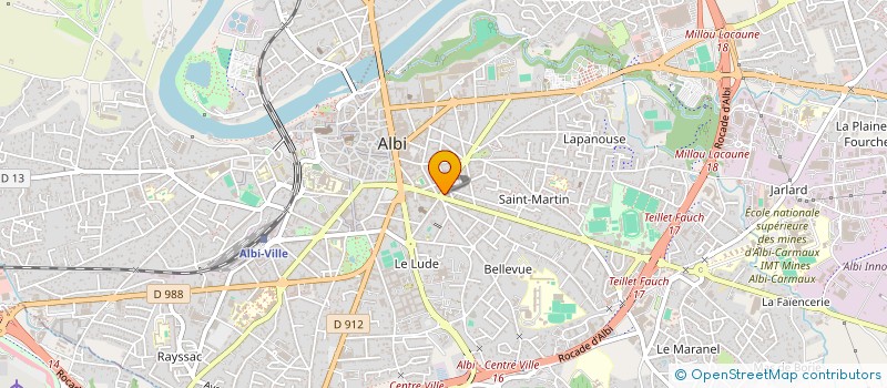 localisation de l'entreprise MONSIEUR JEAN-CHARLES DELPHIN à ALBI