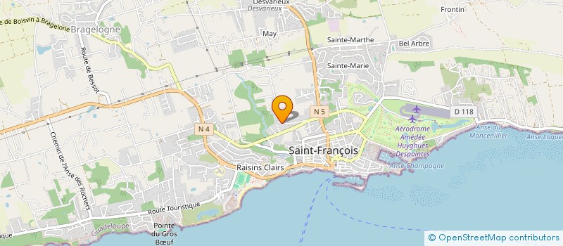 localisation de l'entreprise MONSIEUR JEAN-CHARLES DENEUVILLE à SAINT-FRANCOIS