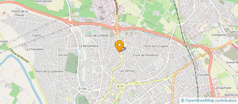 localisation de l'entreprise MONSIEUR JEAN CHARLES DESMET à BEZIERS