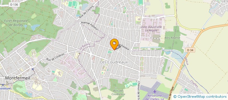 localisation de l'entreprise MONSIEUR JEAN CHARLES DETOUCHE  CHELLES