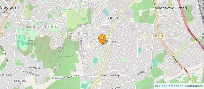 localisation de l'entreprise MONSIEUR JEAN-CHARLES DIAZ  VILLENAVE-D'ORNON