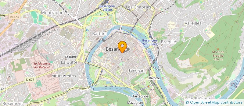 localisation de l'entreprise MONSIEUR JEAN-CHARLES DIETERLE à BESANCON