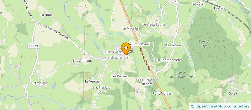 localisation de l'entreprise MONSIEUR JEAN-CHARLES DOYEN à SAINT-GERMAIN-EN-BRIONNAIS