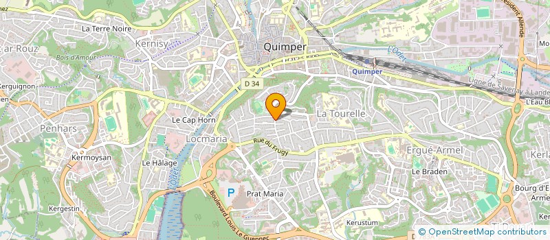 localisation de l'entreprise MONSIEUR JEAN CHARLES DULUCQ à QUIMPER