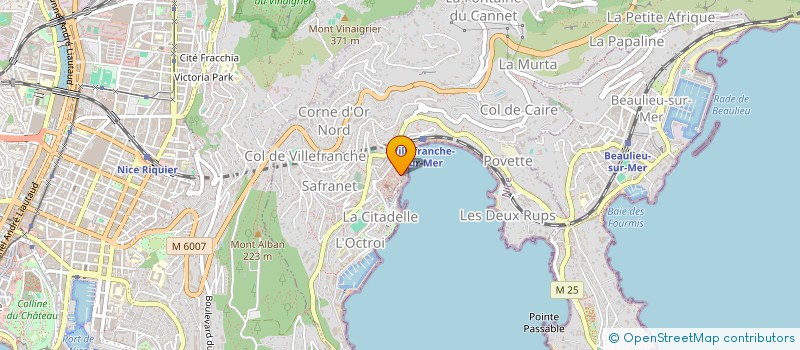 localisation de l'entreprise MONSIEUR JEAN CHARLES DUNAN à VILLEFRANCHE-SUR-MER
