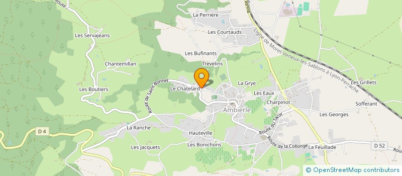 localisation de l'entreprise MONSIEUR JEAN-CHARLES DUVERGER  AMBIERLE