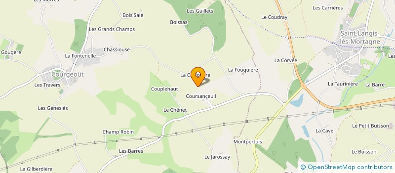 localisation de l'entreprise MONSIEUR JEAN-CHARLES FASSIER à COURGEOUT