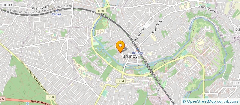 localisation de l'entreprise MONSIEUR JEAN-CHARLES FLORIO  BRUNOY