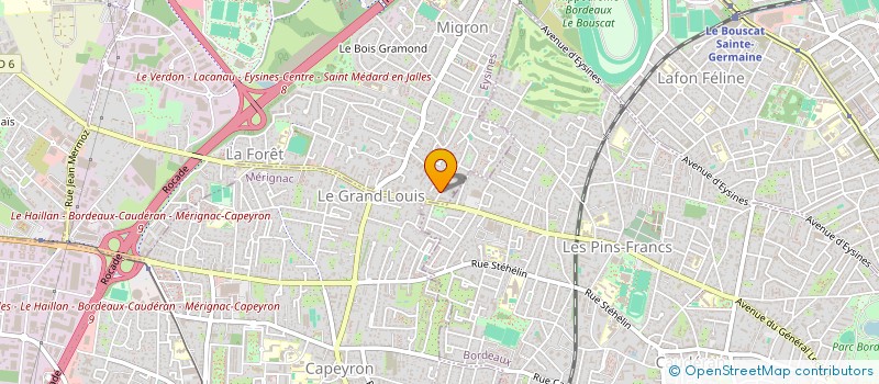 localisation de l'entreprise MONSIEUR JEAN-CHARLES FRANCOIS  EYSINES