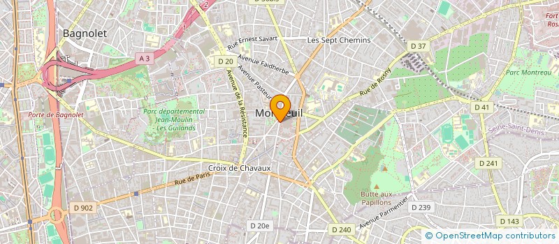 localisation de l'entreprise MONSIEUR JEAN-CHARLES GAILLAUX à MONTREUIL