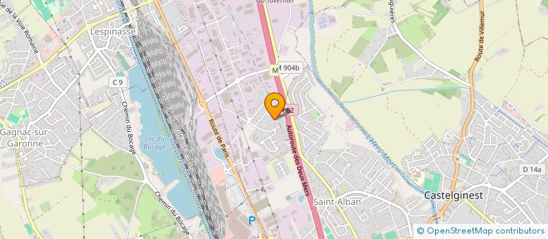 localisation de l'entreprise MONSIEUR JEAN-CHARLES GARCIA  SAINT-ALBAN