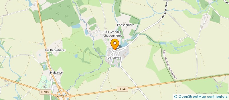 localisation de l'entreprise MONSIEUR JEAN CHARLES GAUDIN  LE GIVRE