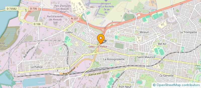 localisation de l'entreprise MONSIEUR JEAN CHARLES GODET  LA ROCHELLE