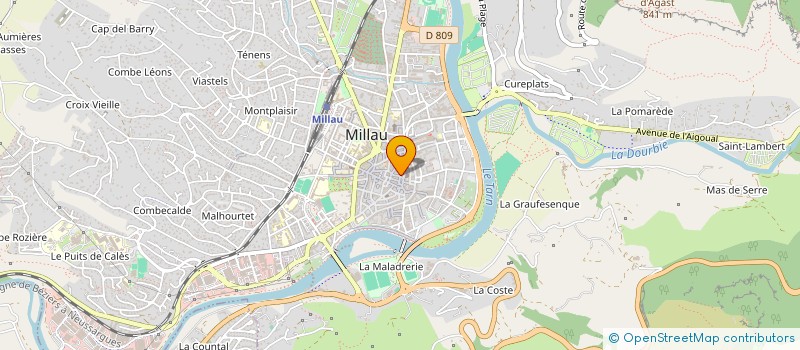 localisation de l'entreprise MONSIEUR JEAN-CHARLES GONZALEZ à MILLAU