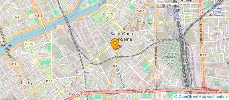 localisation de l'entreprise MONSIEUR JEAN-CHARLES GRIFFIT à SAINT-OUEN-SUR-SEINE