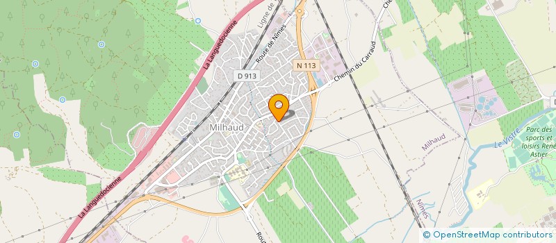 localisation de l'entreprise MONSIEUR JEAN-CHARLES GROUL  MILHAUD