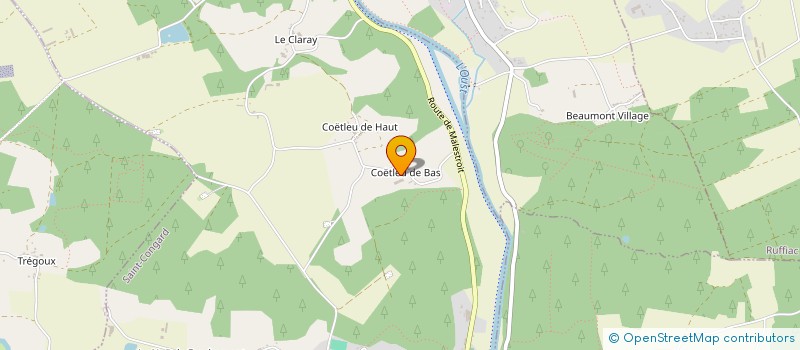 localisation de l'entreprise MONSIEUR JEAN-CHARLES GUEHO  CARO