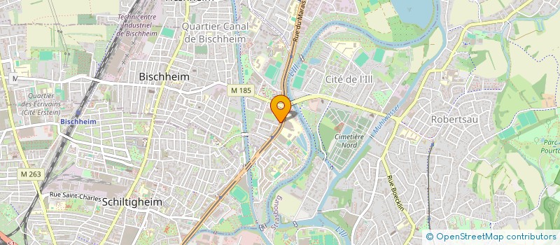 localisation de l'entreprise MONSIEUR JEAN-CHARLES GUENEGANT  BISCHHEIM