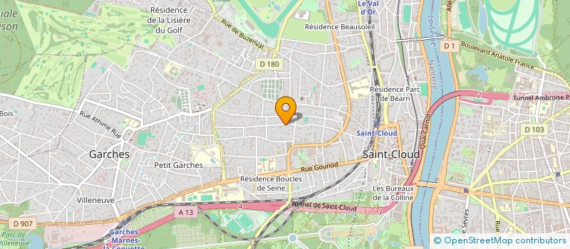 localisation de l'entreprise MONSIEUR JEAN-CHARLES GUENOT à SAINT-CLOUD