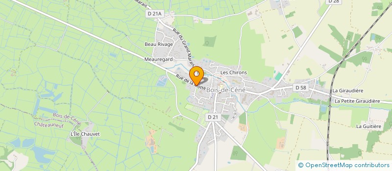 localisation de l'entreprise MONSIEUR JEAN-CHARLES GUIBERT à BOIS-DE-CENE