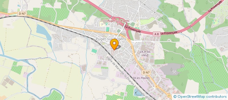 localisation de l'entreprise MONSIEUR JEAN CHARLES HAMBLI  PUGET-SUR-ARGENS