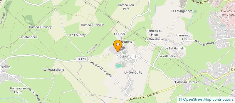 localisation de l'entreprise MONSIEUR JEAN-CHARLES HAMEL  NOUAINVILLE