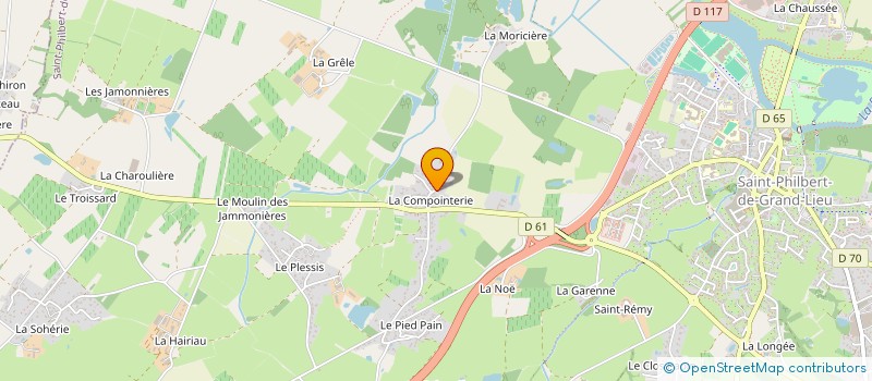 localisation de l'entreprise MONSIEUR JEAN CHARLES HERVY  SAINT-PHILBERT-DE-GRAND-LIEU