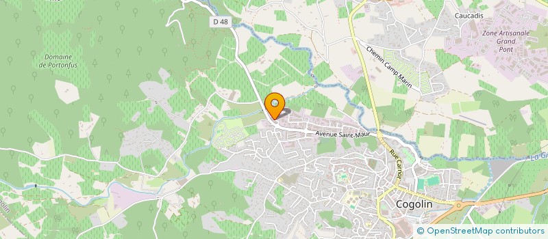 localisation de l'entreprise MONSIEUR JEAN-CHARLES HUBERDEAU à COGOLIN