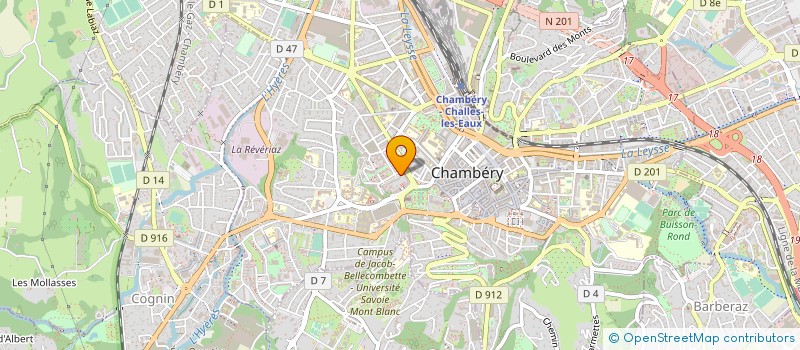 localisation de l'entreprise MONSIEUR JEAN-CHARLES JUGLARET à CHAMBERY
