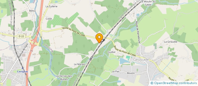 localisation de l'entreprise MONSIEUR JEAN-CHARLES KERSUZAN  CUBNEZAIS