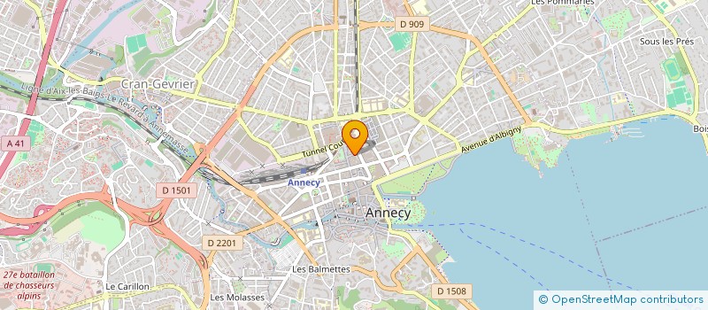 localisation de l'entreprise MONSIEUR JEAN CHARLES KOZIOLEK à ANNECY