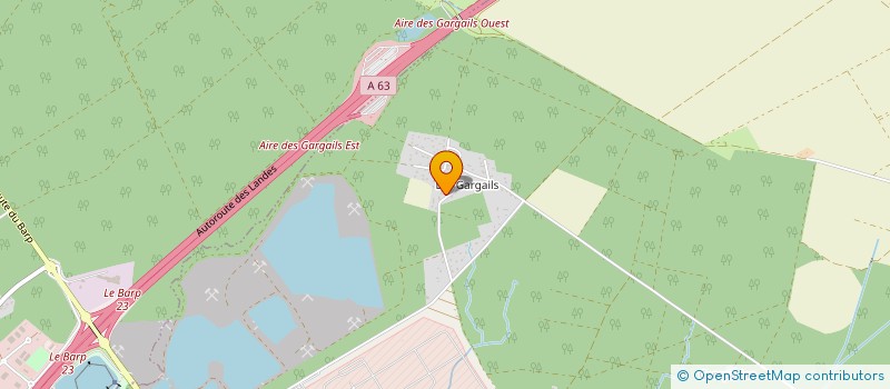 localisation de l'entreprise MONSIEUR JEAN-CHARLES LABORDE  LE BARP