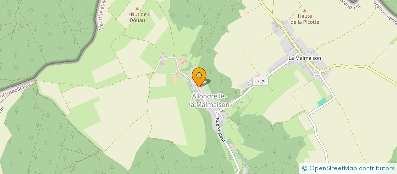 localisation de l'entreprise MONSIEUR JEAN CHARLES LALLIER  ALLONDRELLE-LA-MALMAISON