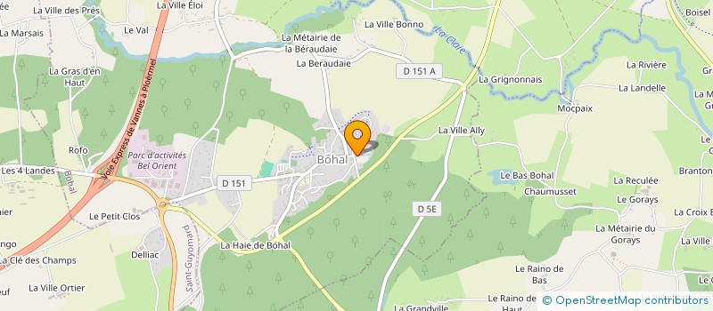 localisation de l'entreprise MONSIEUR JEAN-CHARLES LAMOUROUX  BOHAL