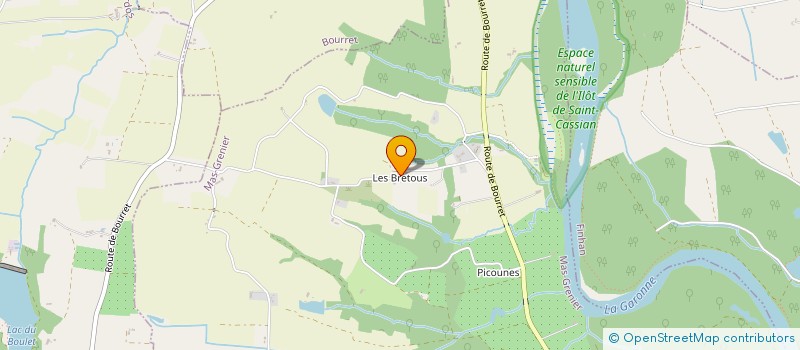 localisation de l'entreprise MONSIEUR JEAN-CHARLES LANTOURNE  MAS-GRENIER