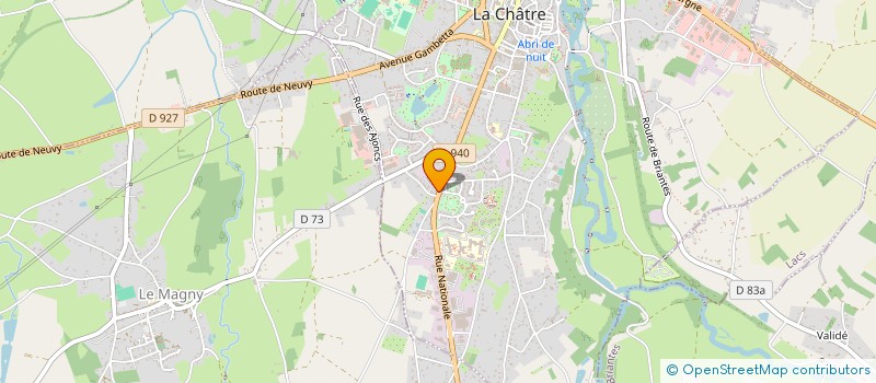 localisation de l'entreprise MONSIEUR JEAN CHARLES LARDEAU à LA CHATRE
