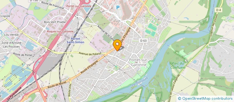 localisation de l'entreprise MONSIEUR JEAN-CHARLES LATAPIE  PORTET SUR GARONNE