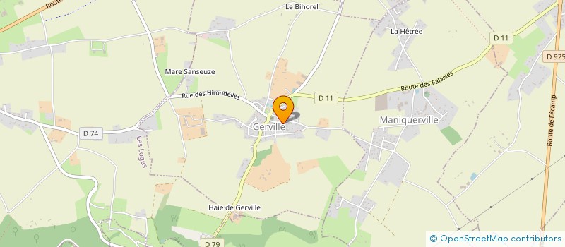 localisation de l'entreprise MONSIEUR JEAN-CHARLES LATOURTE  GERVILLE