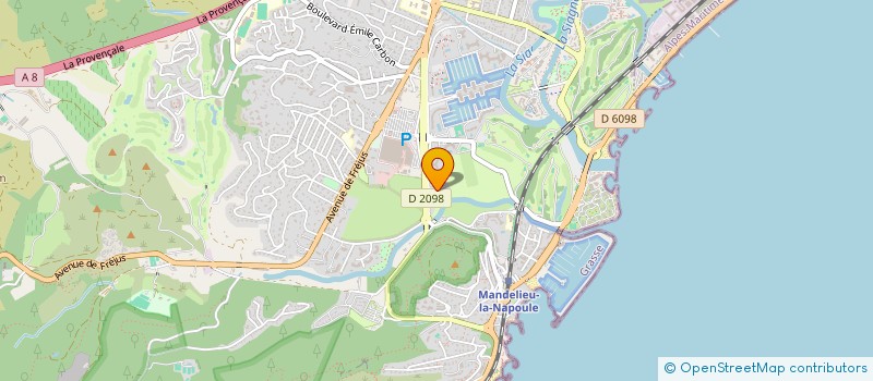 localisation de l'entreprise MONSIEUR JEAN CHARLES LAURENT  MANDELIEU-LA-NAPOULE