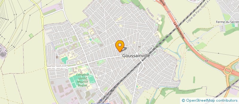 localisation de l'entreprise MONSIEUR JEAN CHARLES LAVILLE  GOUSSAINVILLE