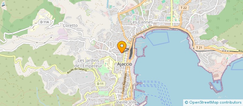 localisation de l'entreprise MONSIEUR JEAN-CHARLES LECA à AJACCIO